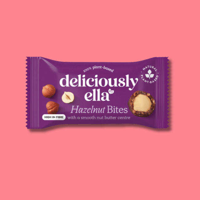 Deliciously Ella Nut Butter Bites - Hazelnut (12x36g)