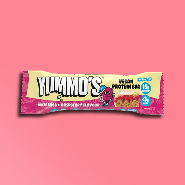 Yummo's - Vegan Protein Bar - White Chocolate & Raspberry