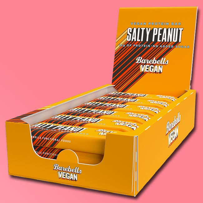 Barebells - Vegan Protein Bars - Salty Peanut