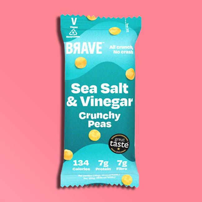 Brave Snacks BRAVE - Superfood Roasted Peas - Sea Salt and Vinegar — Snackfully
