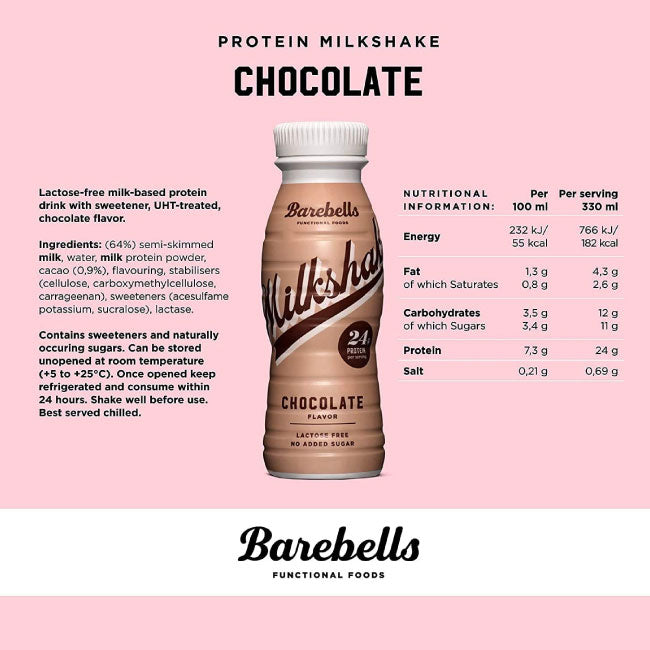 Barebells - Protein Shakes - Chocolate