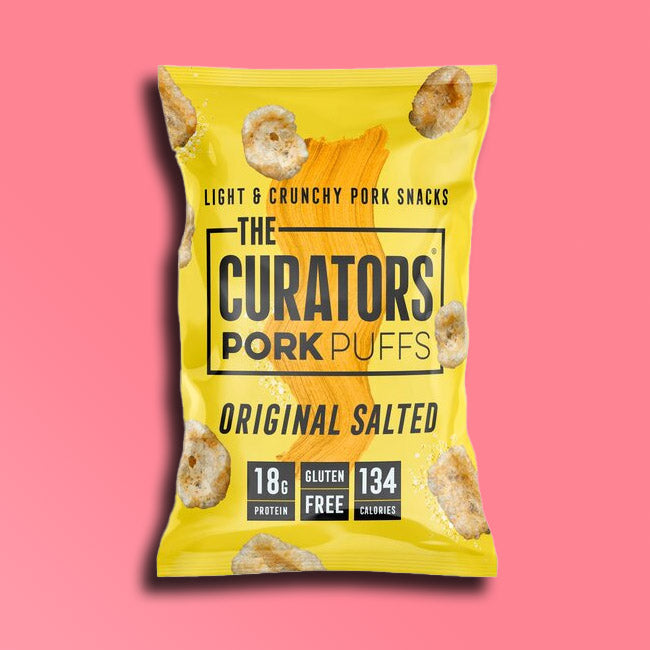 The Curators - Pork Puffs Keto Crisps - Original Salted