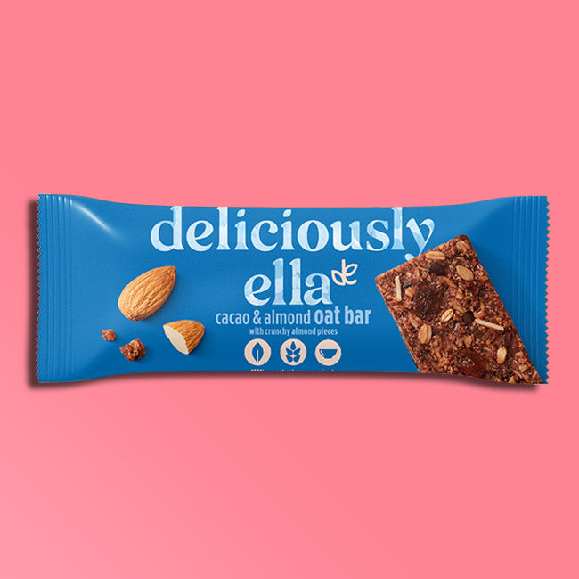 Deliciously Ella - Gluten Free Oat Bar - Cacao & Almond
