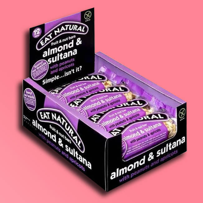 Eat Natural - Fruit & Nut Snack Bars - Almond, Sultana & Apricot