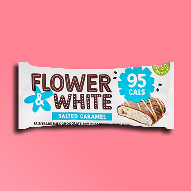 Flower & White - Meringue Bar - Salted Caramel