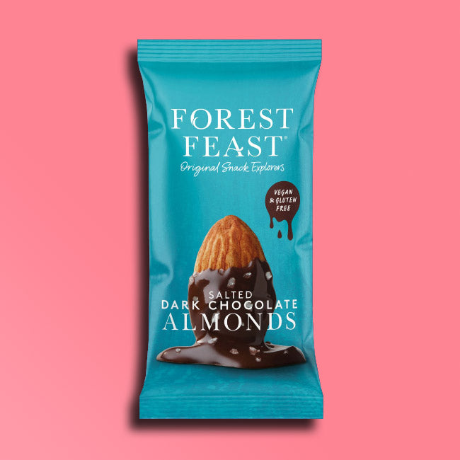 Forest Feast - Dipped Almonds - Salted Dark Chocolate