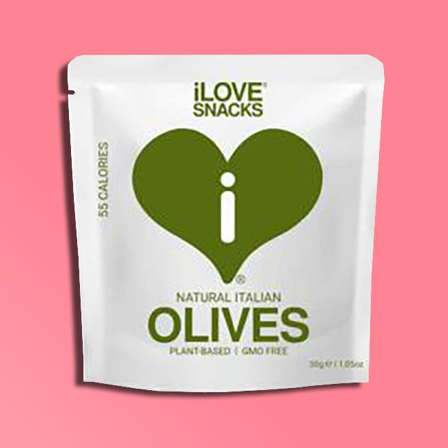 I Love Snacks - Premium Snack Mixes - Natural Italian Olives