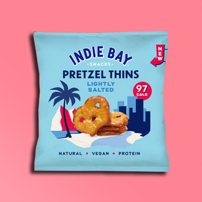 Indie Bay Snacks - Pretzel Thins - Lightly Salted
