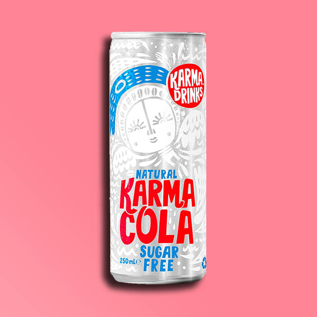 Karma Drinks - Organic Sodas - Karma Cola Sugar Free