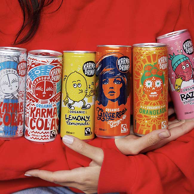 Karma Drinks - Organic Sodas - Karma Cola Sugar Free