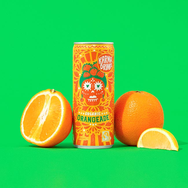 Karma Drinks - Organic Sodas - Karma Orangeade
