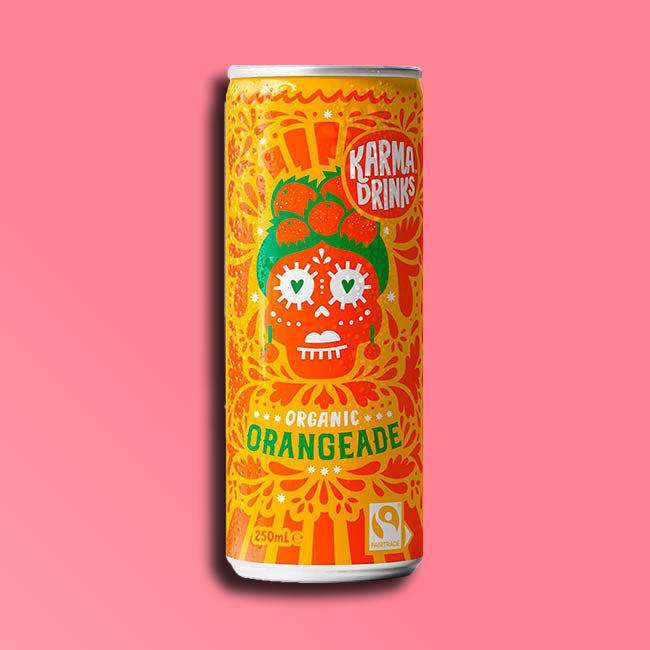 Karma Drinks - Organic Sodas - Karma Orangeade