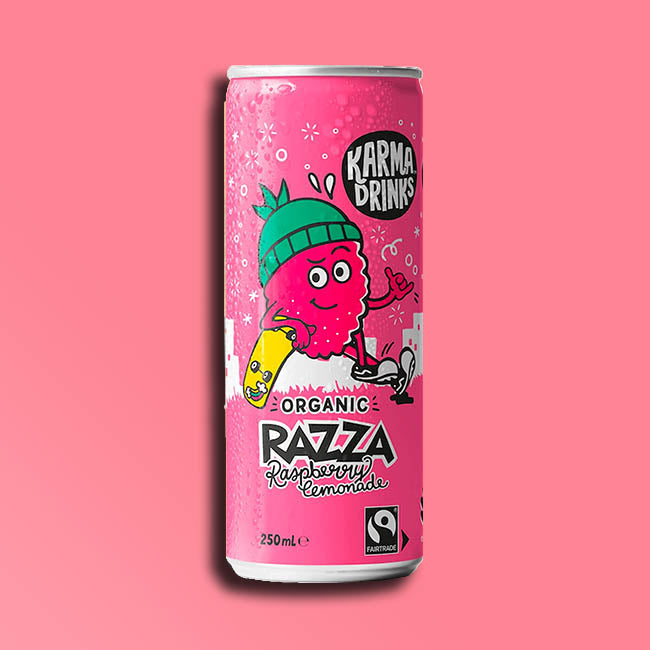 Karma Drinks - Organic Sodas - Karma Raspberry Lemonade