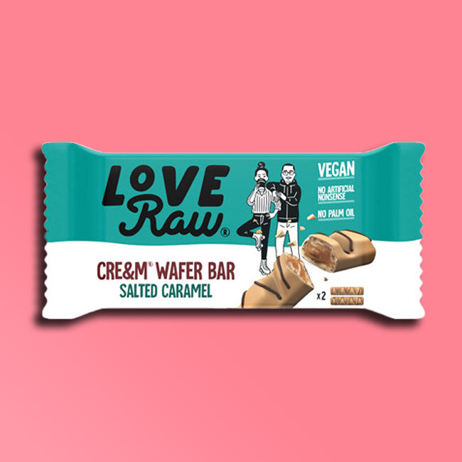 LoveRaw - Vegan Cream Wafer - Salted Caramel