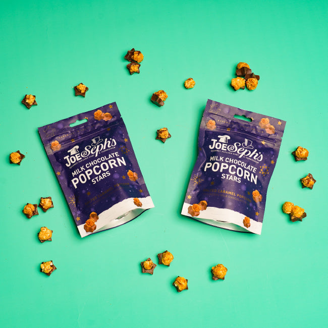 Joe & Seph's - Gourmet Popcorn - Milk Chocolate Popcorn Stars