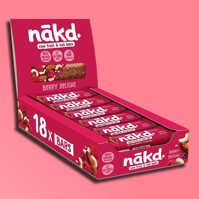Nakd - Fruit & Nut Snack Bars - Berry Delight