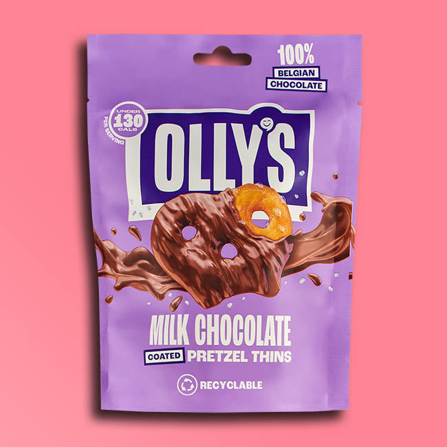 Olly's - Sharing Pretzel Thins - Salted Milk Chocolate