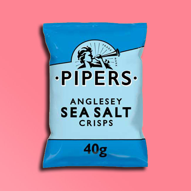 Pipers Crisps - Potato Crisps - Angelsey Sea Salt