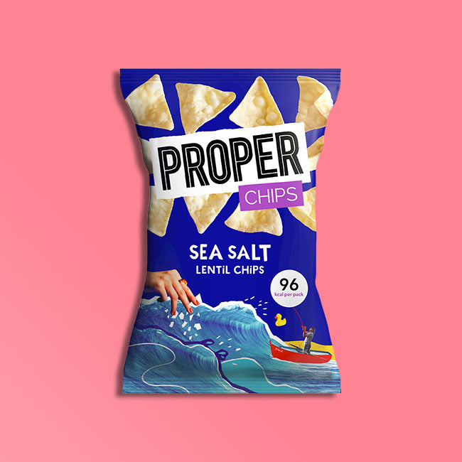 Properchips Lentil Chips Sea Salt — Snackfully