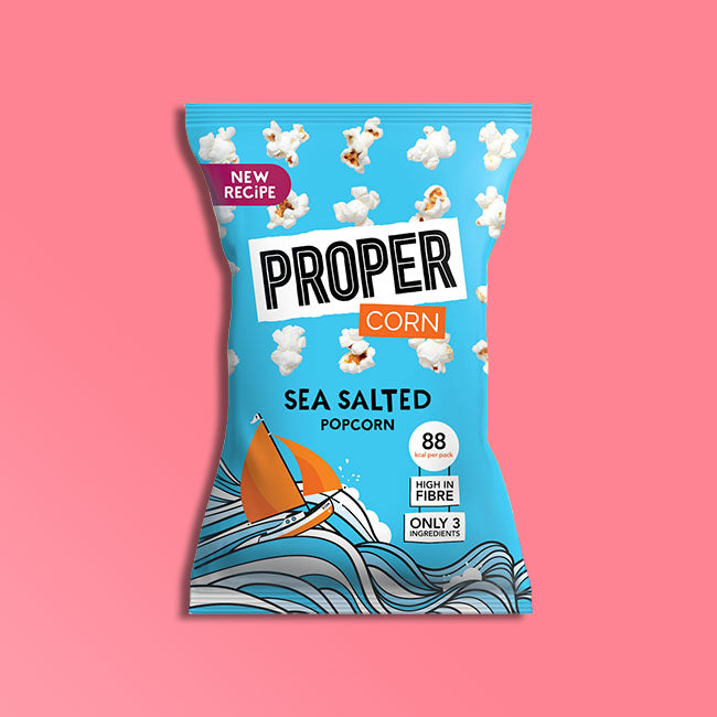 Propercorn - Flavoured Popcorn - Lightly Sea Salted