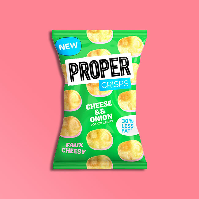 Propercrisps - Cheese & Onion