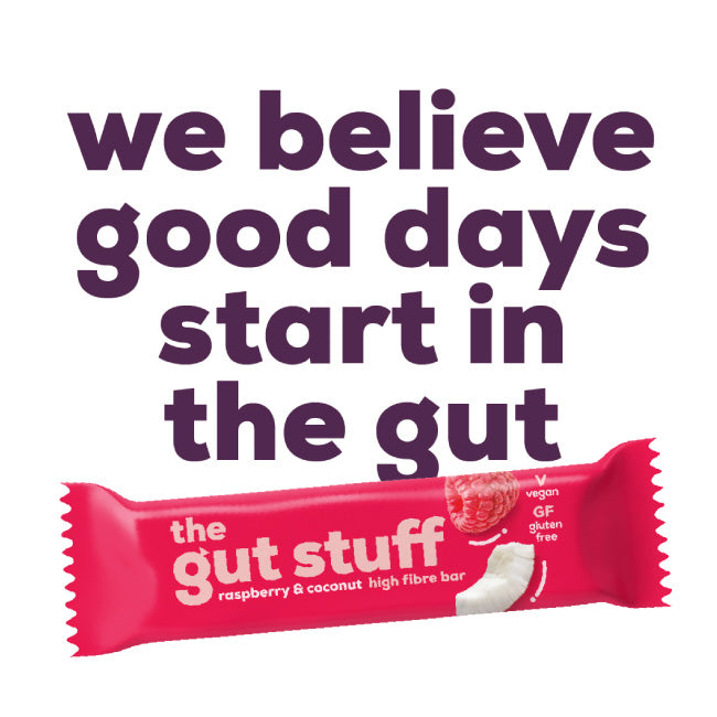 The Gut Stuff - High Fibre Snack Bars - Raspberry & Coconut