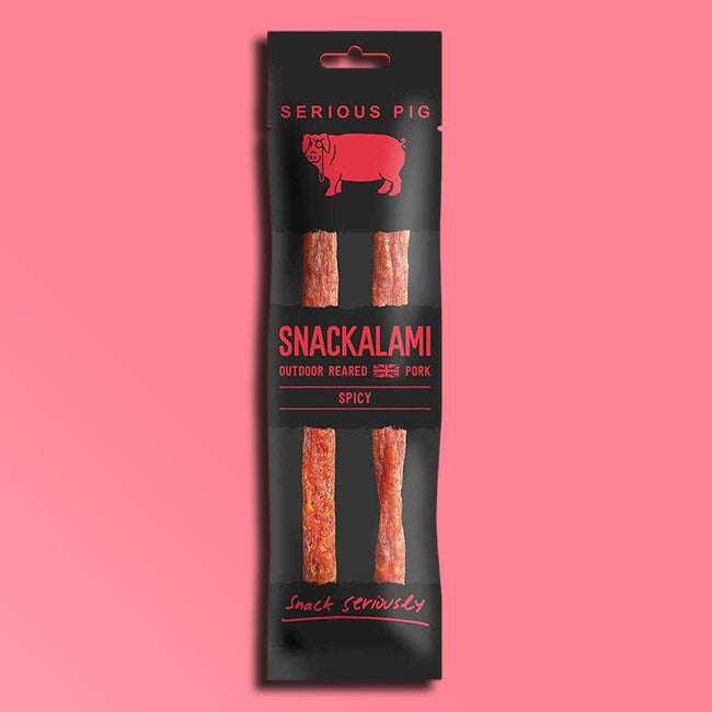 Serious Pig British Charcuterie - Snackalamis - Spicy