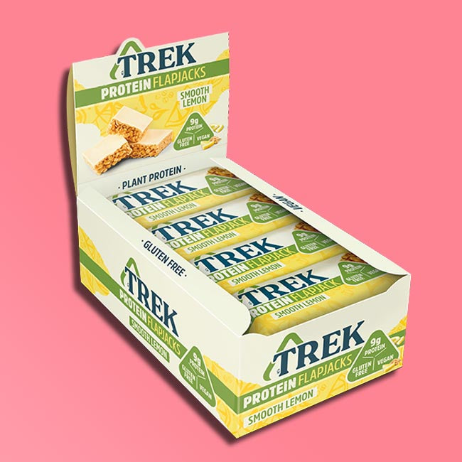Trek - Protein Flapjacks - Smooth Lemon — Snackfully