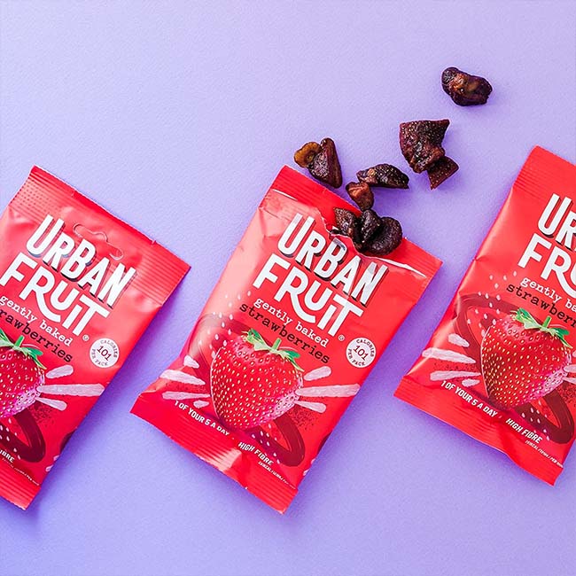 Urban Fruit - Dried Fruit Snack Packs - Strawberry