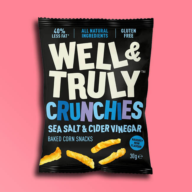 Well & Truly - Baked Corn Snacks - Sea Salt & Cider Vinegar Sticks